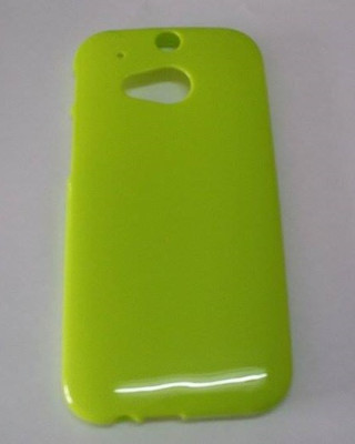 Силиконови гърбове Силиконови гърбове за HTC Силиконов гръб ТПУ гланц за HTC ONE M8 / HTC ONE 2 зелен
